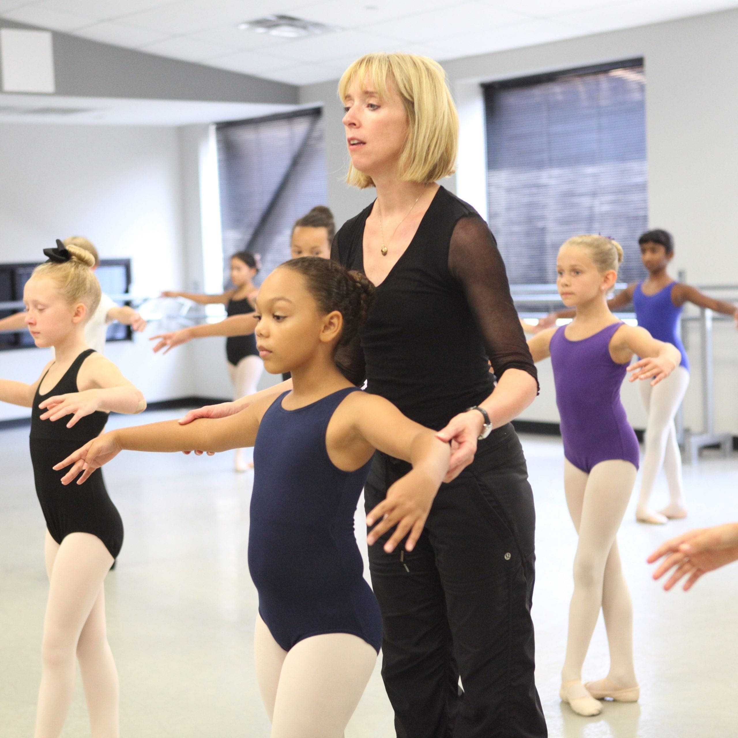 Senior Certificate 1 & 2, Intermediate, Advanced Ballet Black Leotard  (Girls)