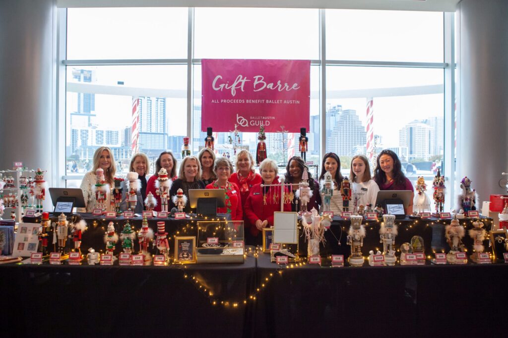 Volunteers at the Guild Gift Barre